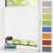 Zarnan Plissee ohne Bohren Klemmfix,Weiß 80x100cm(BxH),Plisseerollos Faltrollo mit Klemmträger easyfix,Jalousie Sichtschutz und Sonnenschutz Rollo für Fenster & Tür