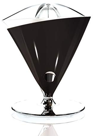 BUGATTI, Vita, Electric Juicer, Speed 90-95 rotations per Minute, Capacity 0.6 liters, Stainless Steel Filter, 80 W, Elegant Design, Black Color