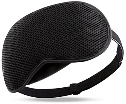 Schlafmaske Bambus Holzkohle Schlaf Augenmaske for Reisende Restlänge Einstellbare Schlafhilfe Augenbinde Bandage Eyepatch Geschenk for Mann Frauen Augenmaske Schlafmaske