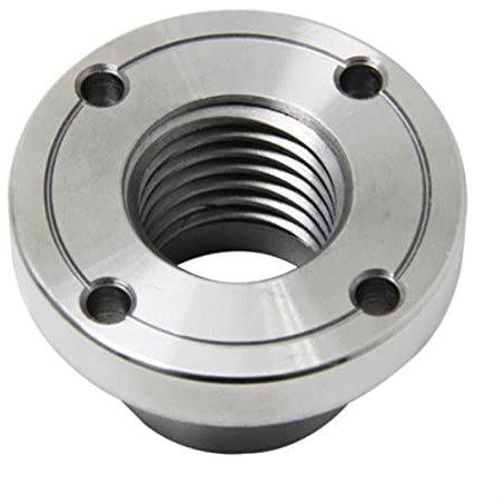 LXZSMH Piastra per tornio in Legno, mandrino per tornio, Piastra Frontale for tornio for Legno in Acciaio da 2, Pannello flangiato con Superficie Liscia filettata da 1 X 8tpi