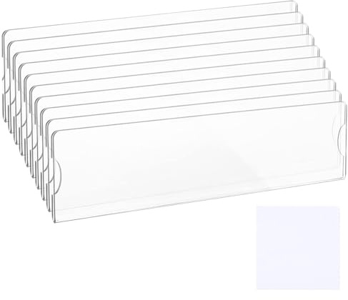 Placas De Nombre Para Puertas,Placas De Nombre De Puerta De Aula - Placas de nombre para pared - Con 20 soportes para carteles de pared para aula, lugar de trabajo, cinta de doble cara