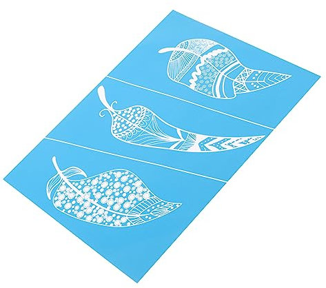 Gogogmee 1blatt Selbstklebende Siebdruckschablone Aus Mesh Waschbare Schablone Shirt Design Kreative Und Möbelgestaltung Vielseitig Einsetzbar Für Bastelprojekte