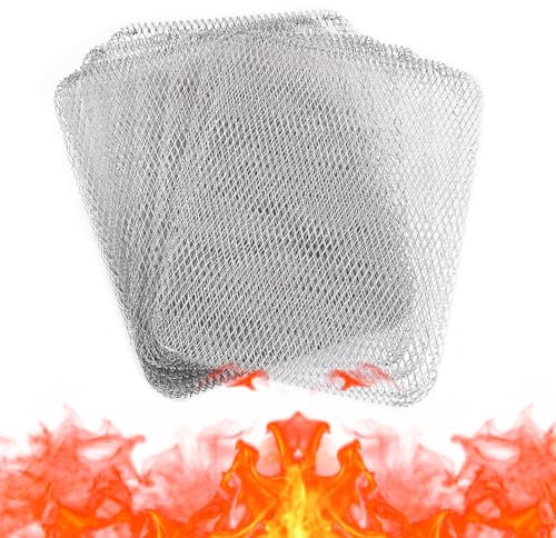 Lot de 10 tapis de barbecue jetables antiadhésifs en maille d'aluminium pour la cuisson, le barbecue, fonctionne sur les barbecues électriques à gaz, charbon de bois