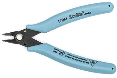 Weller Xcelite 170MVN ESD Safe Shear Cutter - Allmänt syfte, 127 mm (5 tum), Blå