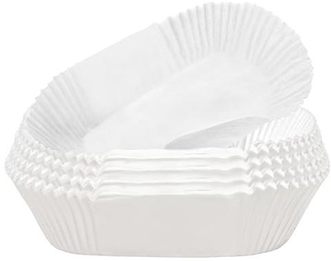 120 Pack Loaf Pan Liners 7.5 x 2.5inch, Greaseproof Parchment Paper Air Fryer Liner for Baking Bread, Cakes, Cupcakes, Snacks, Straight Edge, Non-Stick Tin Cake Pans for Weddings & Parties