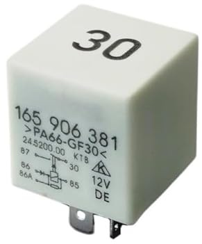 Relé 12 V 30 centralita bomba de combustible, VW, Audi, Seat, Skoda, 165906381 Passat, Polo, Golf, A4, A6, Q5, Q3, Arona, Ibiza, Octavia