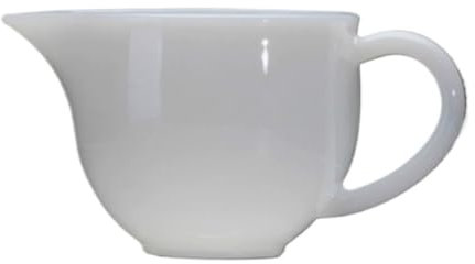 OUYUE Salsera Cuencos para Salsas Juego De Té con Tetera Y Salsera De Porcelana Blanca con Taza De Feria Jarrita para Salsas