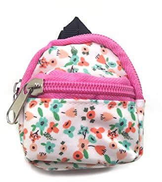 ERINGOGO 1 Stück Spielzeugtaschen Für Rucksack Puppen Rucksack Mini-Rucksack Pu-Leder