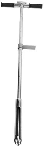 ViaGasaFamido Sonde D'échantillonnage de Sol en Acier Inoxydable, Tube D'échantillonnage de Sol, Carotte de Sol, Sonde de Sol, Testeur pour Ferme, Jardin, Pelouse, Terrain de