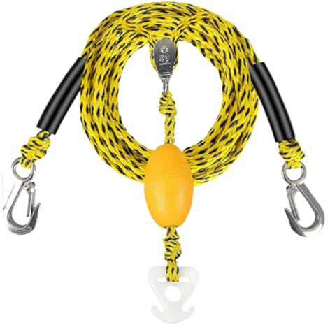 Cuerda de Remolque para Embarcaciones | Arnés De Conexión Rápida para Cuerda De Remolque De Barcos - Tubo De Arrastre Conector para 4 Personas Deportes Acuáticos Entusiastas Adultos Y