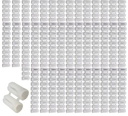 900 Stück praktische Spreizdübel mit 5 mm Durchmesser, weiß, ideal für den privaten und professionellen Bau, sichere Montage