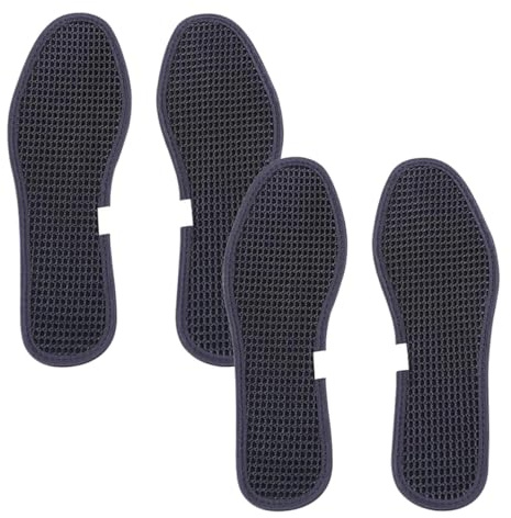 Yardwe 2paare Schuhpolsters aus Bambuskohle für Fußpflege Einlegesohlen Schwarz Schuhzubehör Schuhe Deo Schuhe Schwarz Schuhpflege