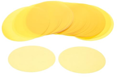50 Gels Correcteurs D'éclairage Pet Jaunes pour Photo | Feuilles 2, 8x2, 8 Pouces, Lot de 50 Pièces, Usage Vidéo et Flash, Adaptation Multi-scènes