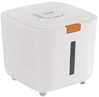 YIXANNX Contenitore per riso in grani, contenitore per alimenti, distributore di riso antipolvere, cereali più sicuri e facile accesso, mantiene i cereali freschi e puliti. Con per farina, 5KG