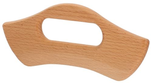 Alipis Gua Sha Massagegerät Natürliches Holzschabewerkzeug aus Buchenholz mit Muskelentspannung und Peelingfunktion für Massage Zuhause und Massagepraxen