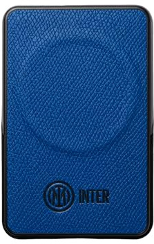 TECHMADE Powerbank MagSafe 5000 mAh Inter - Compatibile Anche con Dispositivi Android - Ricarica Veloce, Ultra Sottile, Leggero - Cavo USB-C Incluso (AZZURRO 5000 mAh - pelle sintetica)