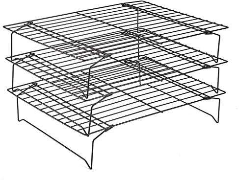 Yosoo 3-Tier Stainless Steel Cooling Rack, Nonstick Baking Grill Tray, for Biscuit Cake Bread