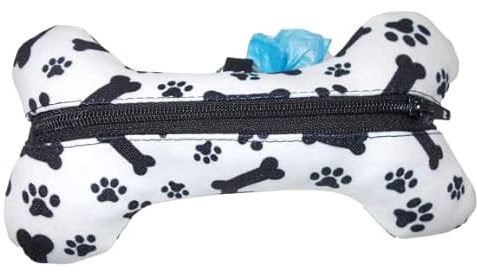 Dispensador Bolsas Cacas Perros HUELLAS NEGRAS