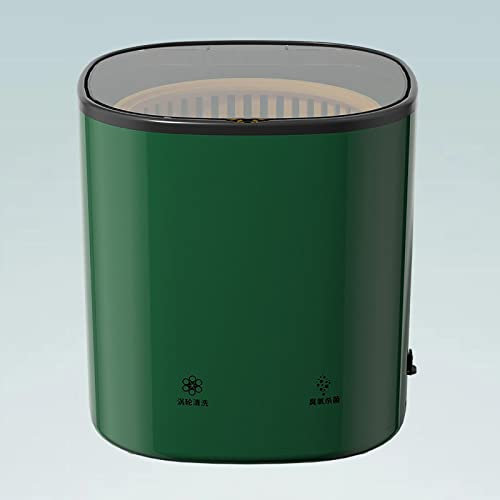 PanHuiWen Machine a Laver Camping Lave-Linge Pas Cher Petite Machine à Laver Portable pour Voyage, Maison, Voyage d'affaires, etc,Green