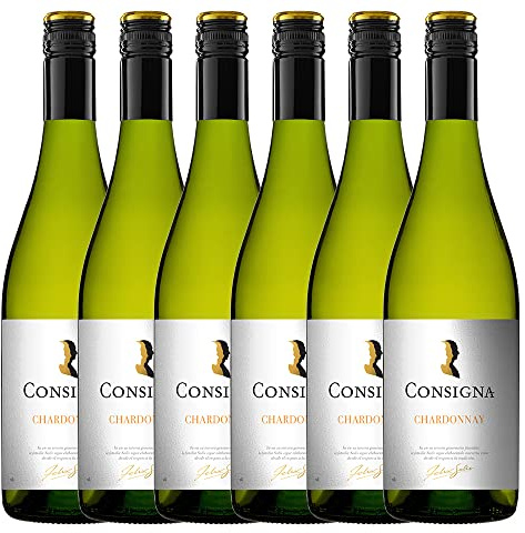 Consigna Felix Solis Sl Vino Blanco Chardonnay, 0.75 L - Pack de 6-6 Paquetes de 750 ml - Total: 4500 ml