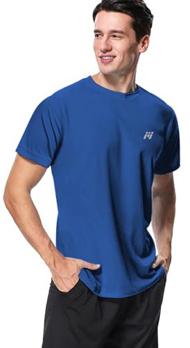 MeetHoo Rashguard Herren, UV Shirt Rash Vest UV-Schutz Schwimmshirt UPF 50+ Kurzarm für Surfen Schwimmen Running