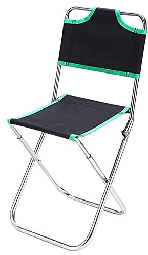 Komfort-Klappstuhl aus Metall, 300 g, Leichter Aluminium-Klappstuhl für Camping, Outdoor, Wandern, Angeln im Freien Good