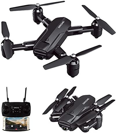 Droni con videocamera HD 4K per Adulti, droni GPS FPV Pieghevoli per Principianti con Volo in Giro, seguimi, Ritorno Automatico a casa, Volo Avvolgente, Custodia per Il Trasporto