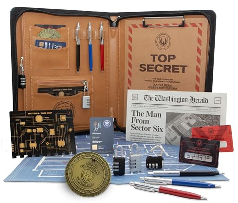 The Man from Sector Six – Spy Escape Room Game Mystery | Real Cipher Tools & Evidence | 20 Puzzles | Hidden Websites | Resettable | 1–5 Players | Ages 12+ | All Skill Levels | By Henry Lewis