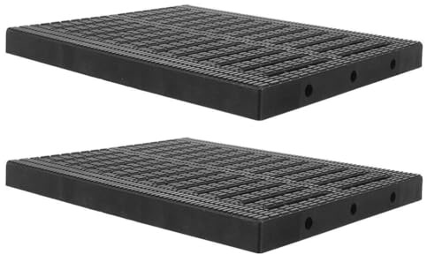 UKCOCO 2pcs Outdoor Trench Drain Grate Mesh Gutter Covers Plastic Drain Cover Outdoor