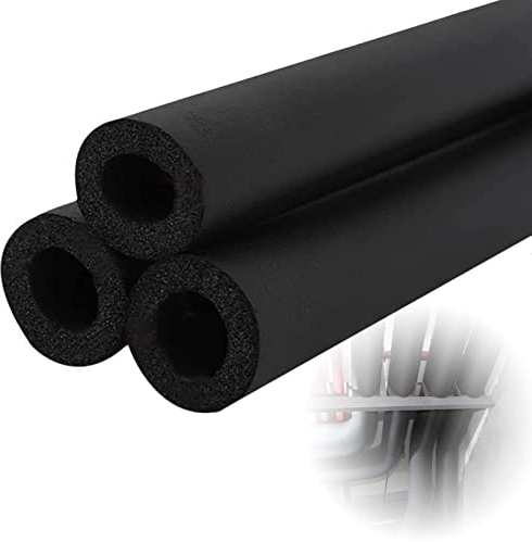 6.2ft Foam Tubing for Outdoor Pipe Insulation water Pipe Wrap Insulation Frost Protection Sponge Protective Sleeve Flexible Hose Tubes Lagging ID 1/4 3/8 1/2 1 1-1/4 1-2/3, Thickness 20.0mm(ID 2