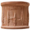Vaso da fiori in terracotta Liscio Toscana limoni Toscana - fatto a mano in italiano, 25 cm - 40 cm, assolutamente resistente al gelo, terracotta italiana (Cilindro Cipressi, 30 cm)