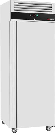 GGM Gastro Commercial Upright Fridge ECO - Stainless Steel - 440 L - Single Door - UK Plug