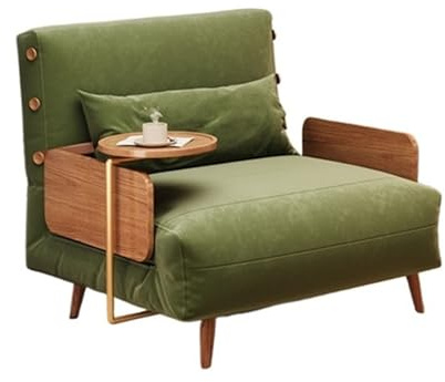 Modern Hopfällbar bäddsoffa, Konvertibel fåtölj, Enkelsäng for inomhusbruk, Gästsäng, Hemmakontor, Sovrum Sovfåtölj(74cm)