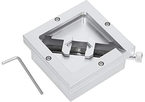 Srliya Estación de Reparación BGA, Plantilla Universal, Kit de Retrabajo de Aleación de Aluminio HT-90 90x90, para Computadora Portátil CPU Planta de Teléfono Móvil Estaño