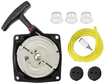 JoyousMall Démarreur de tarière de terre 52 cc, pour mini motoculteur pour assemblage de recul pour 63022 MC43RCE 10310 MD43 Weeder Gas Engine Parts Kit