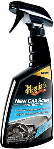 Meguiar's Interior Car Cleaner - New Car Scent - Protection & Shine - Plastic, Vinyl & Rubber Surfaces - G4216EU, 473ml