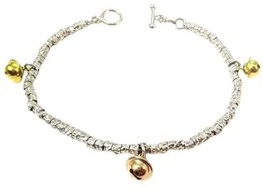 Gioielleria Bucci BRACCIALE CAMPANELLE DA DONNA IN ARGENTO925 RODIATO
