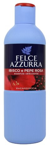 Felce Azzurra Sakura Flowers – Oriental Essence Body Wash – Feiner und eleganter Duft – transparente Frische der Freesie – Kirschblüte schmilzt mit der Delikatesse der Pfingstrosenblätter, 625 ml