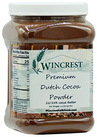 Premium High Fat Dutch Cocoa Powder - 2.5 Lb Tub