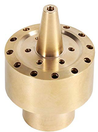 Brass Column Fireworks Water Fountain Nozzle Sprinkler Golden Garden Pond Fountain Water Spray Head Watering Misting Accessories(1/2)