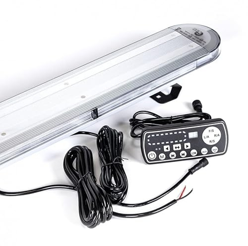 LED Warnbalken Warnleuchte Leuchtbalken Dachbalken 912 mm mit Fernbedienung
