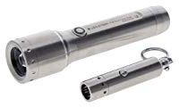 Ledlenser P5R & V8 Stainless Steel Bundle Edition | Taschenlampe mit 500 Lumen | P5R Core und V8 Jubiläums-Edition | Set