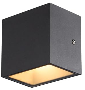 SITRA S WL SINGLE, LED Outdoor Wandaufbauleuchte, anthrazit, CCT switch 3000/4000K