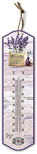 Garden Thermometers Outdoor Analogue weather temperature thermometer greenhouse shed home Wall hanging nautical and lavender styles