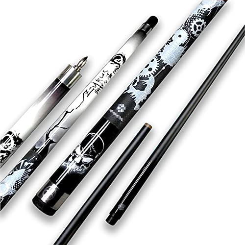 Billard Queues Professionelle Maple Pool Cue Stick,58Zoll Hochwertiges und langlebiges Billardqueue aus Kohlefaser,Billardqueue zweiteilig in toller Optik Billardqueuezubehör für professionelle Spie