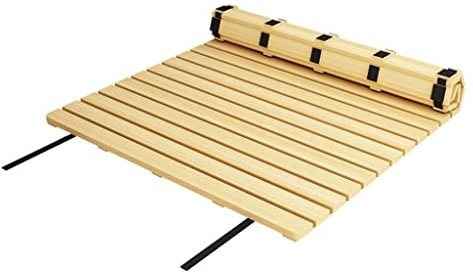 WAEYZ Feuchtigkeitsbeständig Lattenroste, Artefakt Hölzern Atmungsaktiv Klapprahmen Bettbrett, Rollbar Matratzenrahmen, Drachenskelett Hartes Bettbrett (Size : 0.8mx1.9m)