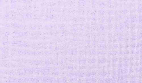 Musselin-Doubel Gauze VINTAGE Two-Tone Batik - 140cm Breit-Gewicht 125g/qm - Meterware Stoffe Bekleidungsstoffe (Lila)