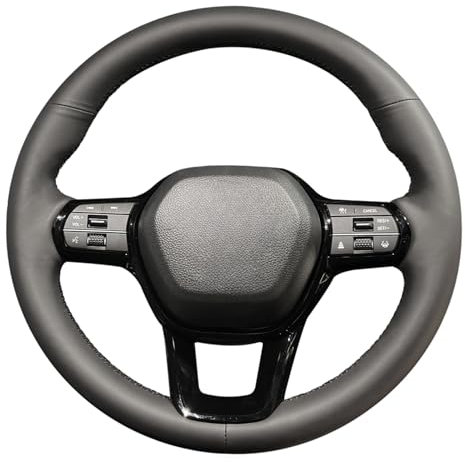 MEWANT Lenkradbezug für Honda Civic 11 XI Lenkradhülle per Hand Nähen Lenkradschoner
