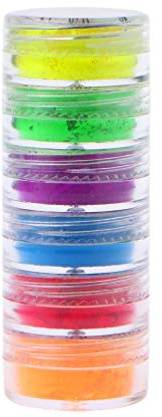 6 Farben Harz Pigment Glitzer Helles Pulver Farbstoff Epoxidform Füllmaterial DIY Handwerk Maniküre Dekorationen Epoxy Pigment Weiß