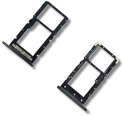 jbTec SIM-Tray/SD-Card kompatibel mit Lenovo Smart Tab M10 FHD Plus - Kartenhalter Slot Schlitten Handy, Farbe:Grau